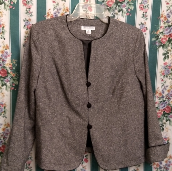 Lovely Pendleton Silk/Wool Jacket - Picture 1 of 8
